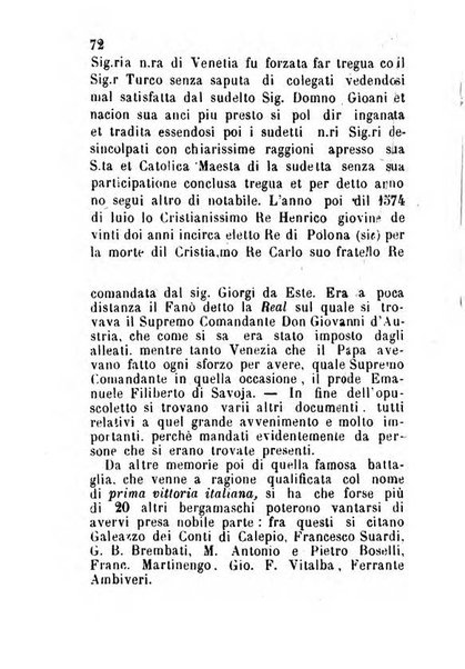 Bergamo, o sia *Notizie patrie raccolte da Carlo Facchinetti