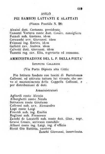 Bergamo, o sia *Notizie patrie raccolte da Carlo Facchinetti