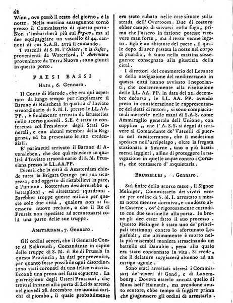 Notizie politiche o sia istoria de' piu famosi avvenimenti del mondo