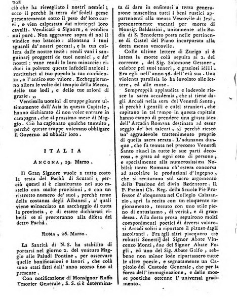 Notizie politiche o sia istoria de' piu famosi avvenimenti del mondo