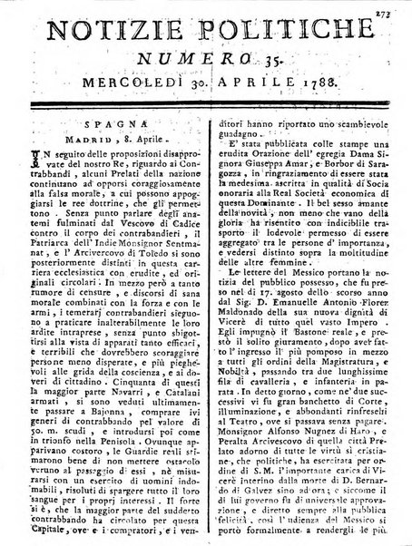 Notizie politiche o sia istoria de' piu famosi avvenimenti del mondo