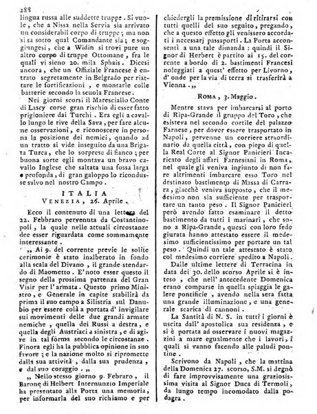 Notizie politiche o sia istoria de' piu famosi avvenimenti del mondo