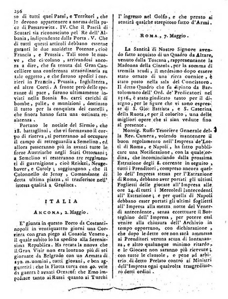 Notizie politiche o sia istoria de' piu famosi avvenimenti del mondo