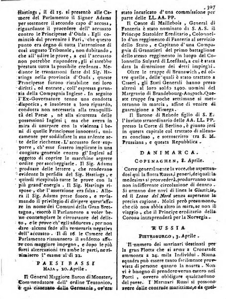 Notizie politiche o sia istoria de' piu famosi avvenimenti del mondo