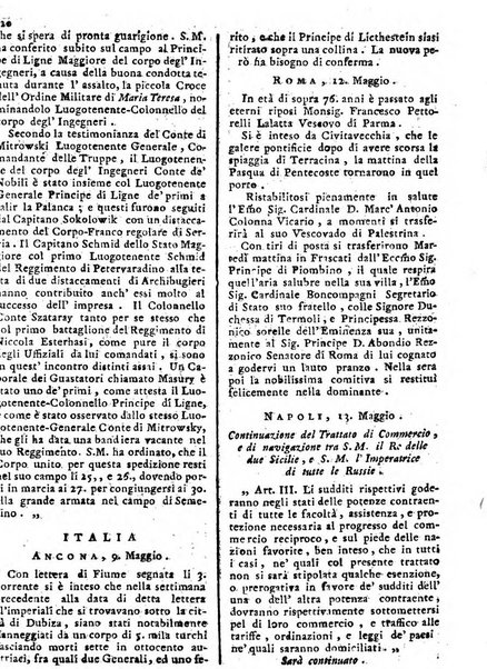 Notizie politiche o sia istoria de' piu famosi avvenimenti del mondo