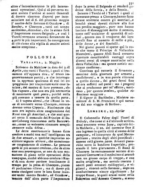 Notizie politiche o sia istoria de' piu famosi avvenimenti del mondo