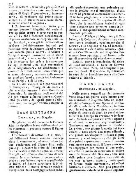 Notizie politiche o sia istoria de' piu famosi avvenimenti del mondo