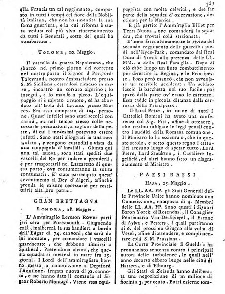 Notizie politiche o sia istoria de' piu famosi avvenimenti del mondo