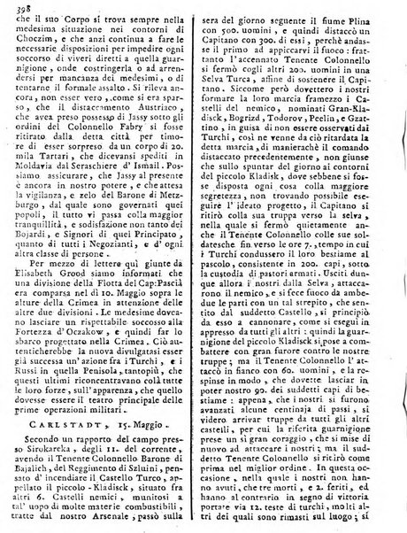 Notizie politiche o sia istoria de' piu famosi avvenimenti del mondo