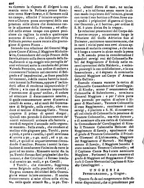 Notizie politiche o sia istoria de' piu famosi avvenimenti del mondo