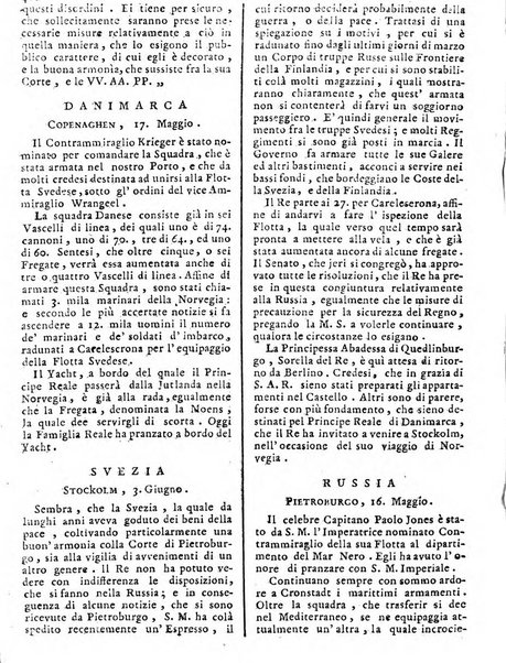 Notizie politiche o sia istoria de' piu famosi avvenimenti del mondo