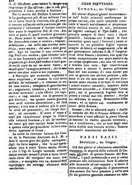 Notizie politiche o sia istoria de' piu famosi avvenimenti del mondo