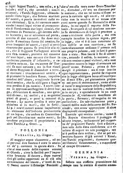 Notizie politiche o sia istoria de' piu famosi avvenimenti del mondo