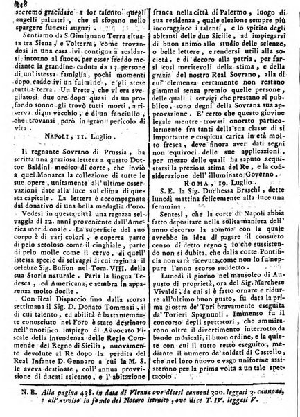 Notizie politiche o sia istoria de' piu famosi avvenimenti del mondo