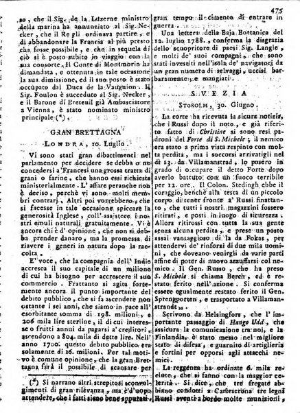 Notizie politiche o sia istoria de' piu famosi avvenimenti del mondo