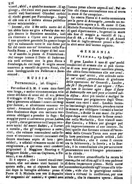 Notizie politiche o sia istoria de' piu famosi avvenimenti del mondo