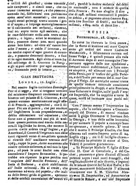 Notizie politiche o sia istoria de' piu famosi avvenimenti del mondo