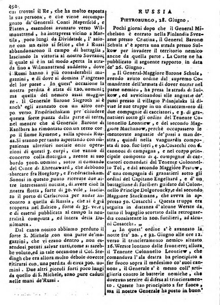 Notizie politiche o sia istoria de' piu famosi avvenimenti del mondo