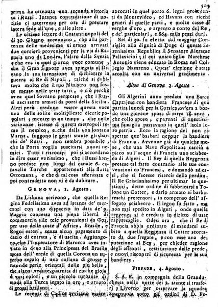 Notizie politiche o sia istoria de' piu famosi avvenimenti del mondo