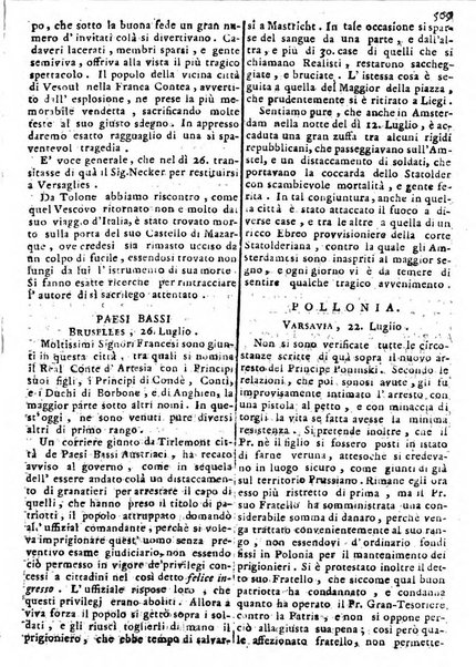 Notizie politiche o sia istoria de' piu famosi avvenimenti del mondo