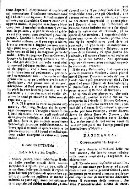 Notizie politiche o sia istoria de' piu famosi avvenimenti del mondo