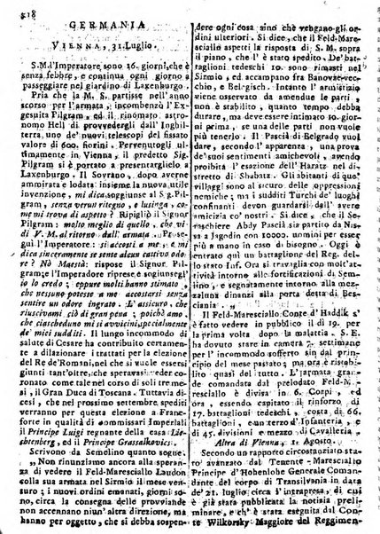 Notizie politiche o sia istoria de' piu famosi avvenimenti del mondo