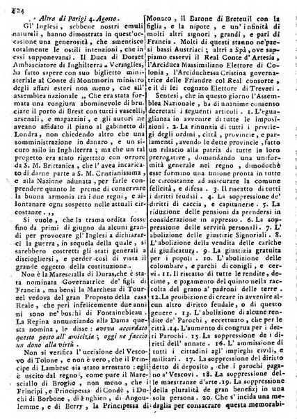 Notizie politiche o sia istoria de' piu famosi avvenimenti del mondo