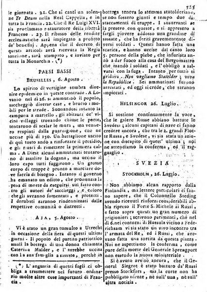 Notizie politiche o sia istoria de' piu famosi avvenimenti del mondo