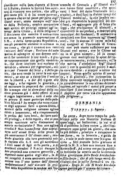 Notizie politiche o sia istoria de' piu famosi avvenimenti del mondo