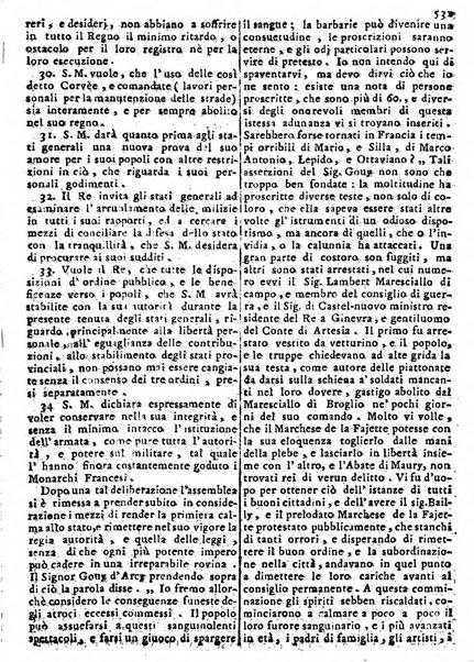 Notizie politiche o sia istoria de' piu famosi avvenimenti del mondo