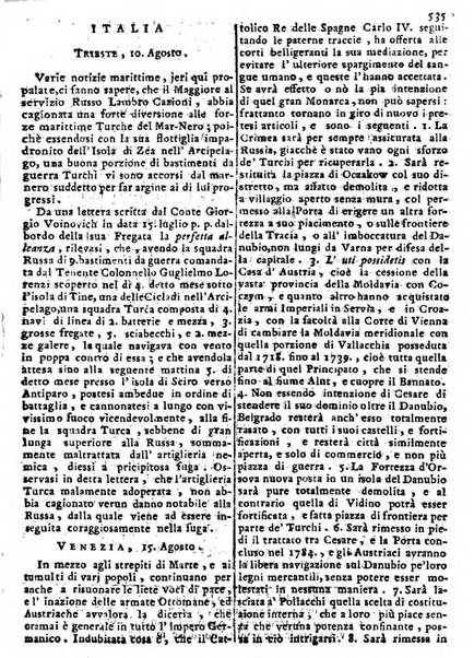 Notizie politiche o sia istoria de' piu famosi avvenimenti del mondo