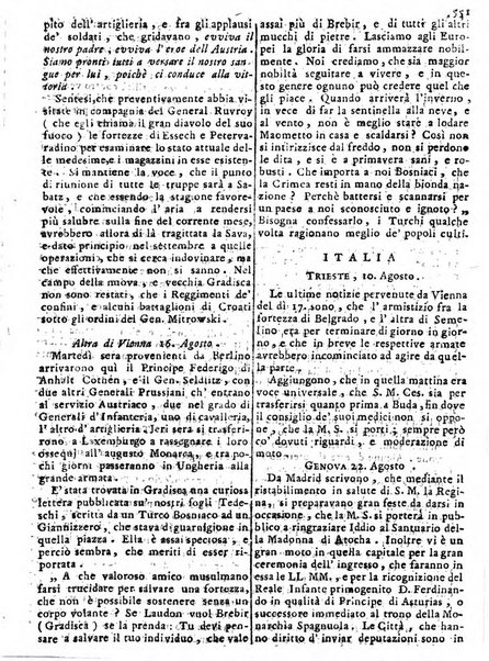 Notizie politiche o sia istoria de' piu famosi avvenimenti del mondo