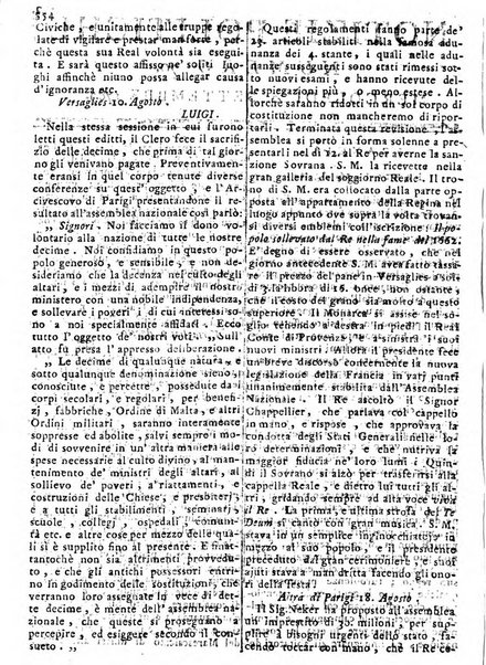 Notizie politiche o sia istoria de' piu famosi avvenimenti del mondo