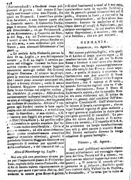 Notizie politiche o sia istoria de' piu famosi avvenimenti del mondo