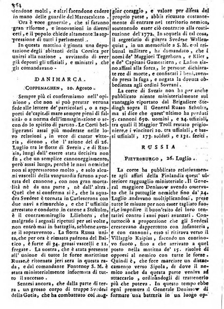 Notizie politiche o sia istoria de' piu famosi avvenimenti del mondo