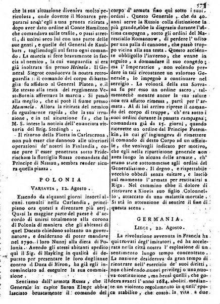 Notizie politiche o sia istoria de' piu famosi avvenimenti del mondo