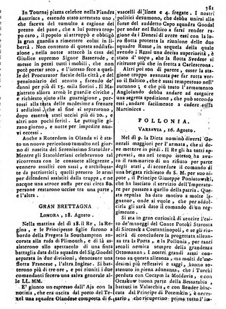 Notizie politiche o sia istoria de' piu famosi avvenimenti del mondo