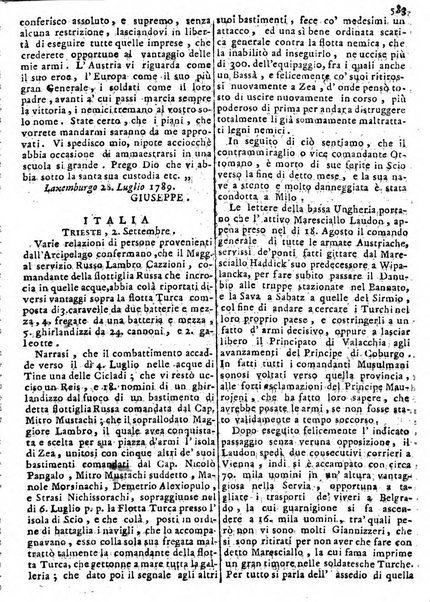 Notizie politiche o sia istoria de' piu famosi avvenimenti del mondo