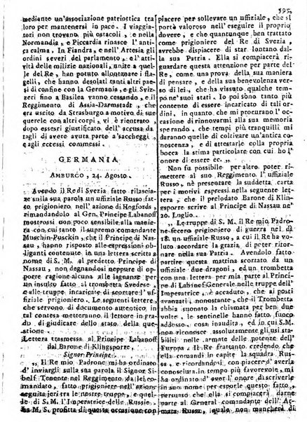 Notizie politiche o sia istoria de' piu famosi avvenimenti del mondo