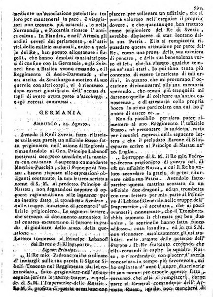 Notizie politiche o sia istoria de' piu famosi avvenimenti del mondo