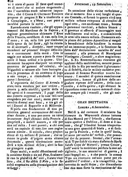 Notizie politiche o sia istoria de' piu famosi avvenimenti del mondo