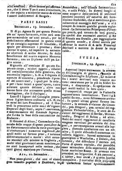 Notizie politiche o sia istoria de' piu famosi avvenimenti del mondo