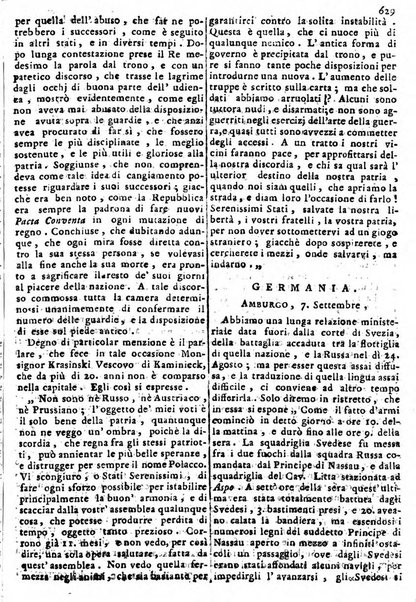 Notizie politiche o sia istoria de' piu famosi avvenimenti del mondo