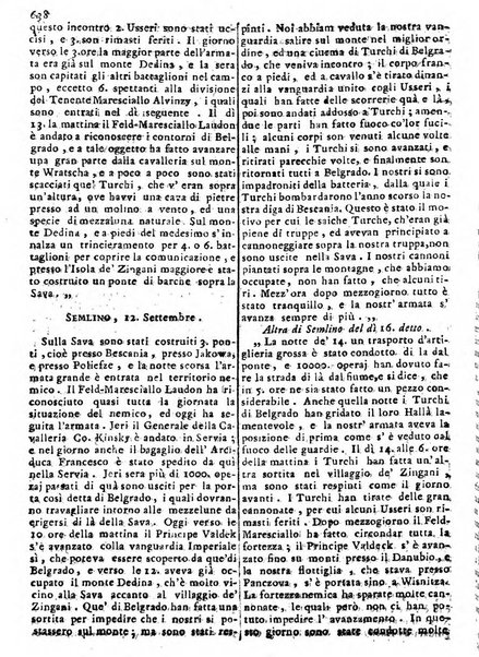 Notizie politiche o sia istoria de' piu famosi avvenimenti del mondo