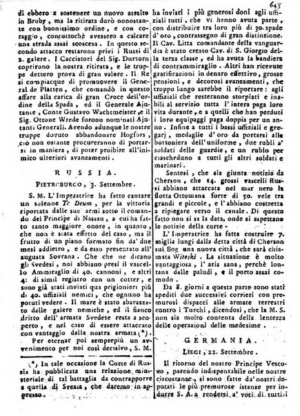 Notizie politiche o sia istoria de' piu famosi avvenimenti del mondo