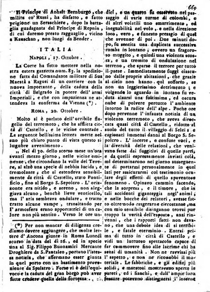 Notizie politiche o sia istoria de' piu famosi avvenimenti del mondo