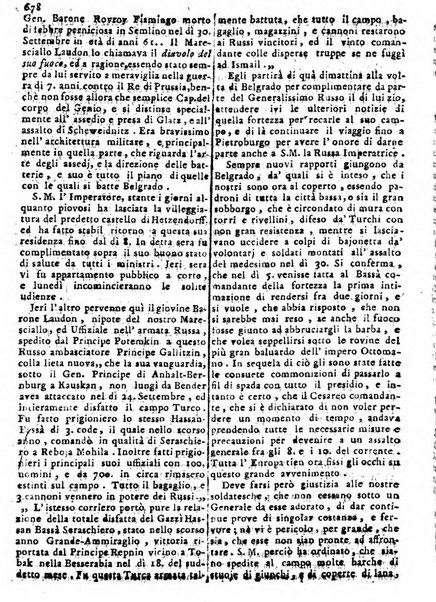 Notizie politiche o sia istoria de' piu famosi avvenimenti del mondo