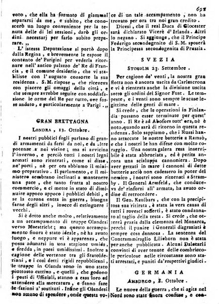 Notizie politiche o sia istoria de' piu famosi avvenimenti del mondo