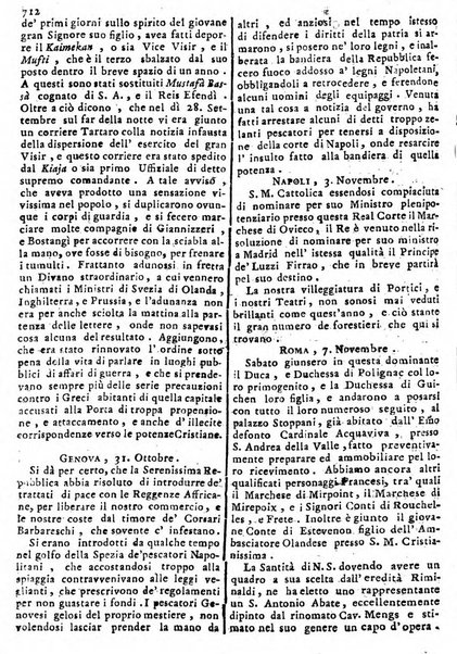 Notizie politiche o sia istoria de' piu famosi avvenimenti del mondo