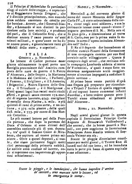 Notizie politiche o sia istoria de' piu famosi avvenimenti del mondo